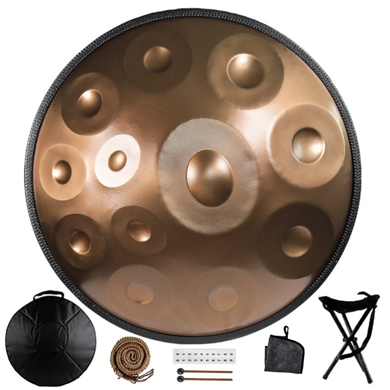 Musical Instrument Morocco - طبلة يدوية 440/432 هرتز، 9/10/12/14 ملاحظات،