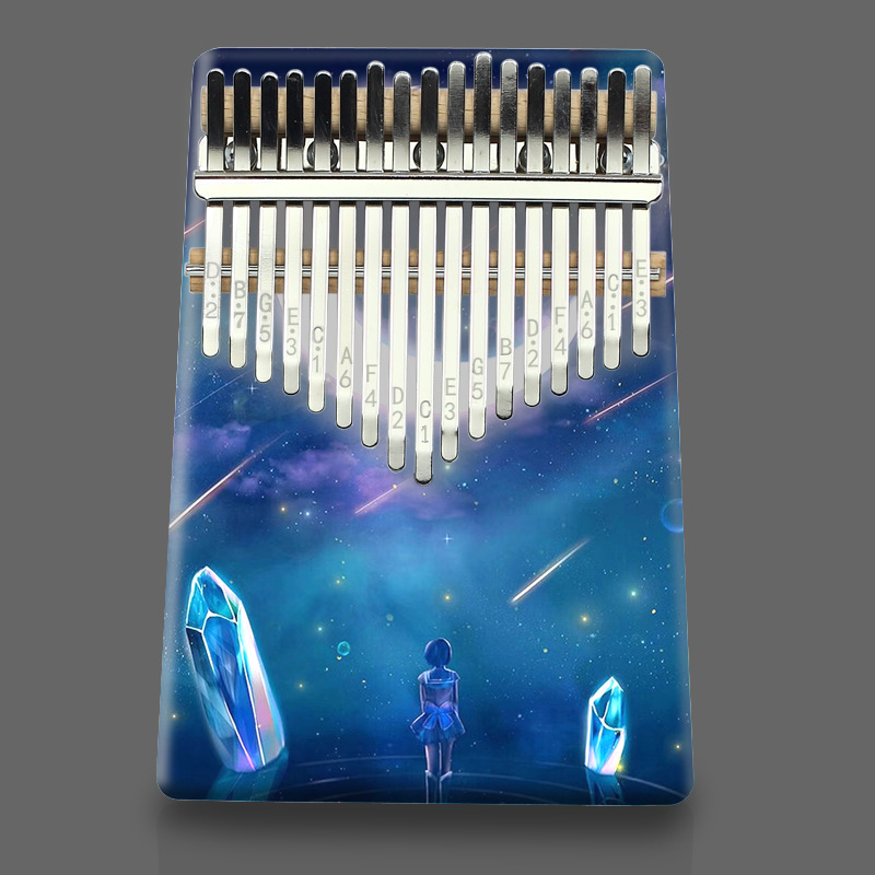 Musical Instrument Dulcimer - آلة كاليمبا الموسيقية بـ 17 نغمة،