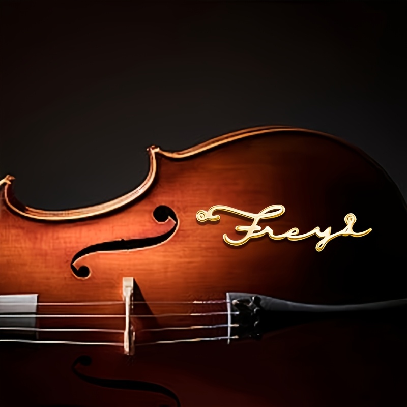 Musical Instrument And Names - [مخصص] لوحات أسماء زخرفية مع أسماء
