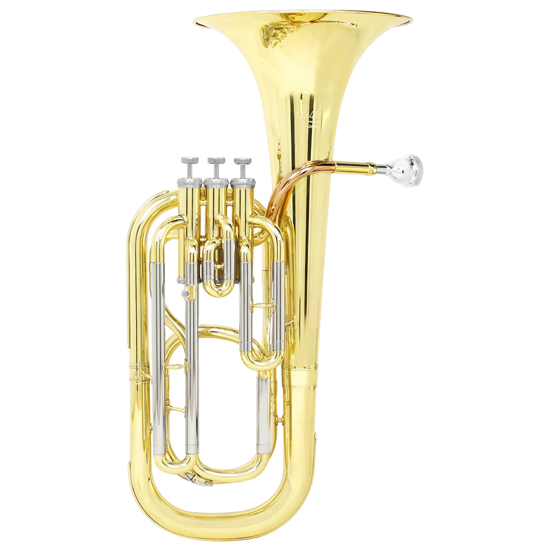 بوق باريتون SLADE Bb بثلاثة مف - مراجعة Musical Instrument Horn وسعره