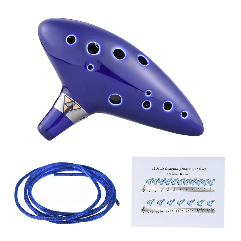 أوكارينا سيراميكية ذات 12 فتحة - مراجعة Song With Musical Instrument وسعره