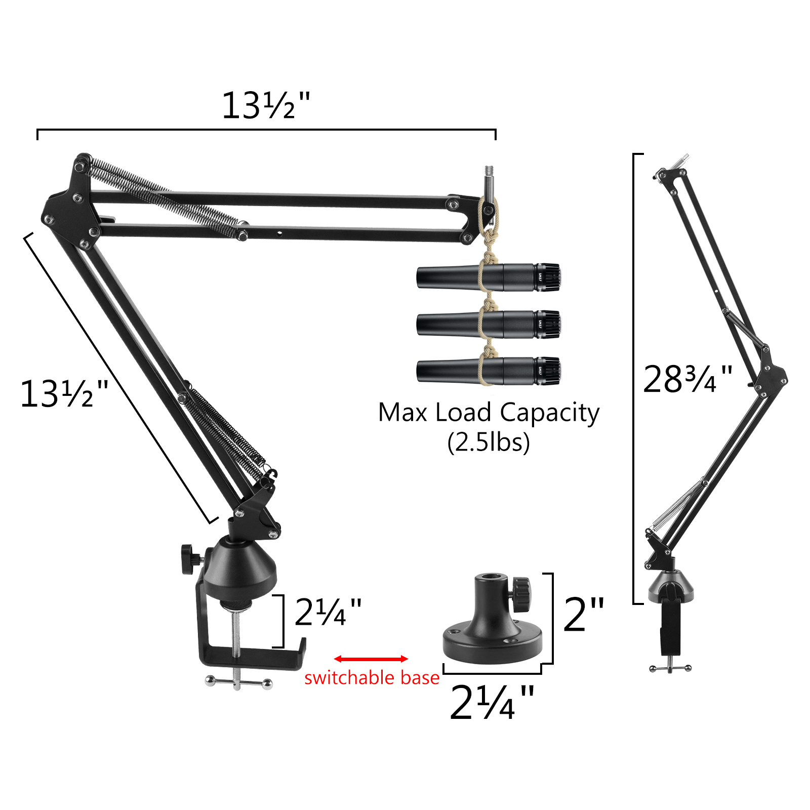 جيكريا لمبدعي ميكروفون ذراع مت - مراجعة Shure Mic Sm7B وسعره