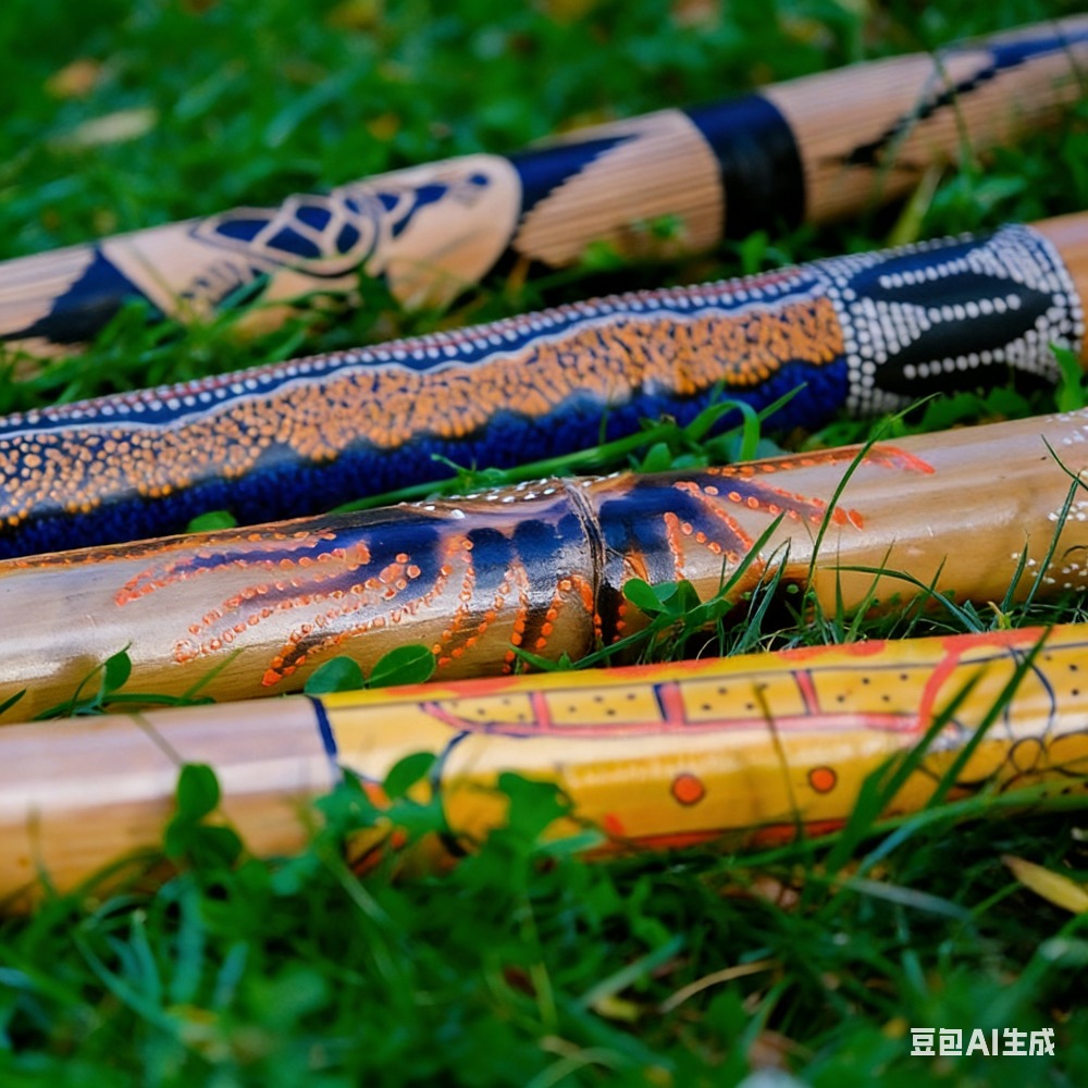ديجريدو من خشب الساج مطلي بألو - مراجعة Musical Instrument Didgeridoo وسعره