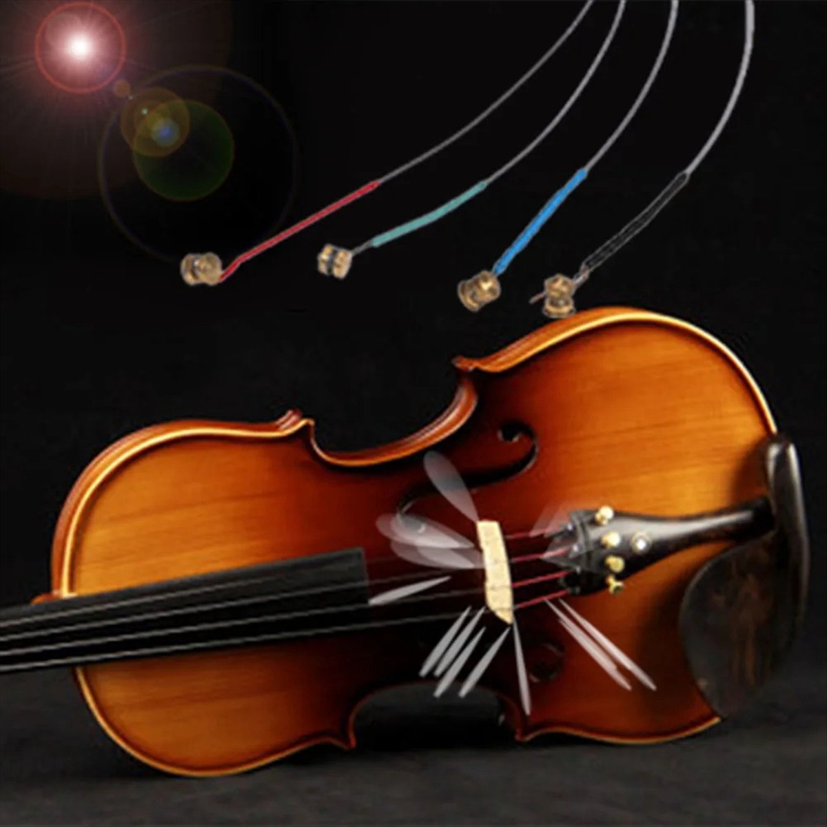أوتار كمان ABPF 4/4 احترافية،  - مراجعة Violin Musical Instrument وسعره