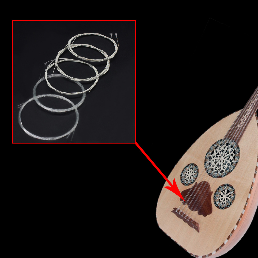 IRIN العود سلاسل تركيا العود ا - مراجعة Musical Instrument Oud وسعره