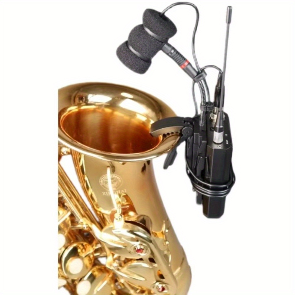 مشبك ميكروفون للساكسفون لجهاز  - مراجعة Musical Instrument Horn وسعره