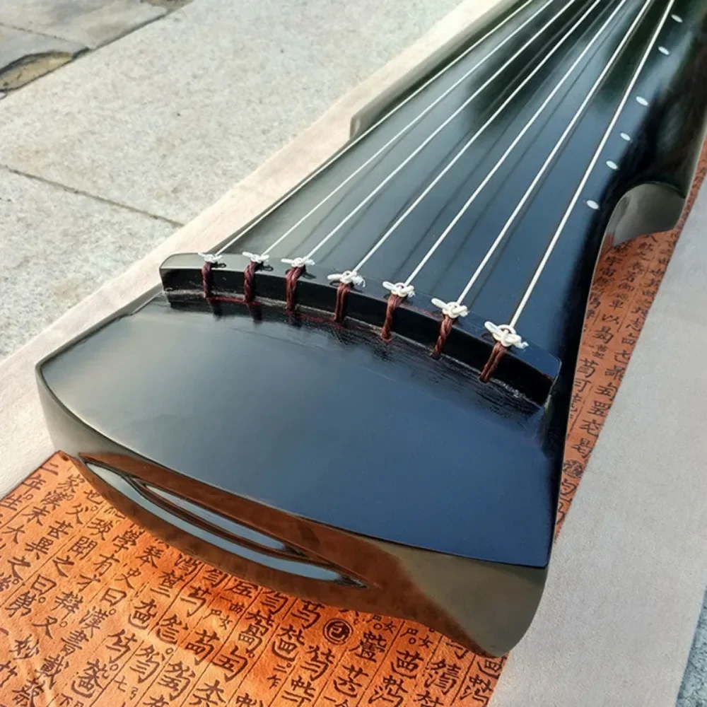 7 سلاسل Guqin Zither اليدوية G - مراجعة Musical Instrument Oud وسعره