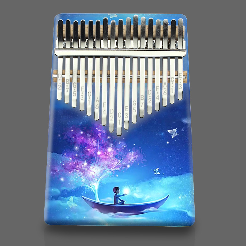 آلة كاليمبا الموسيقية بـ 17 نغ - مراجعة Musical Instrument Dulcimer وسعره