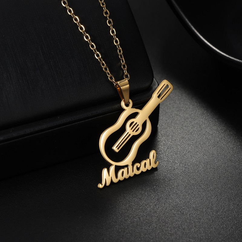 قلادة جديدة مخصصة على شكل آلة  - مراجعة Musical Instrument And Names وسعره